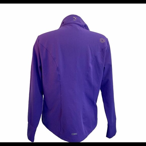 PUMA purple pullover jacket Sz XL - Picture 2 of 7